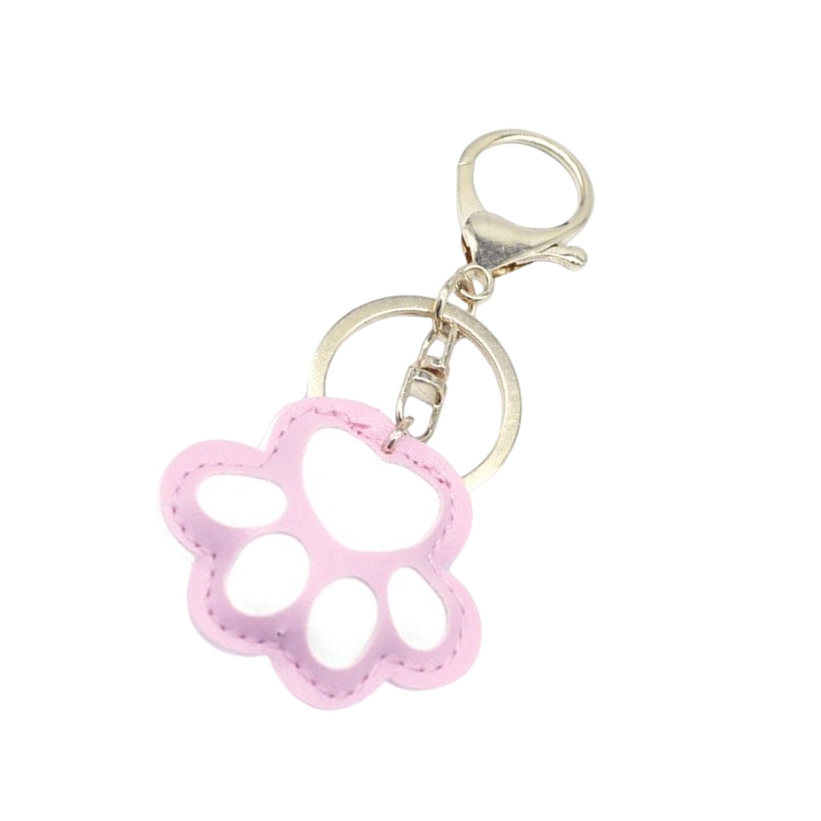 Buxuaaaa Keyring PU Leather Keychain Multifunctional Bag Accessory for Everyday Use Meaningful Friend Colorful Keyring
