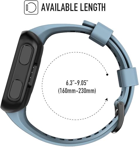 Miniatura 5 de NotoCity Correa de repuesto para reloj Garmin Forerunner 35 de silicona suave compatible con reloj inteligente Forerunner 35