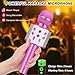 ZZLWAN Kids Karaoke Microphone for Girl Toys: Christmas Birthday Gifts Ideas for 3 4 5 6 7 8 9 10 Year Old Girls