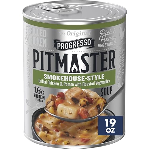 Image of Progresso Pitmaster Grilled Chicken & Potato with Vegetables Soup, 19 oz