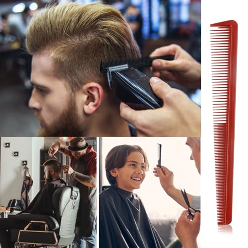 Set de 4 Peines Barbería Antiestáticos Resistentes al Calor miniatura 7