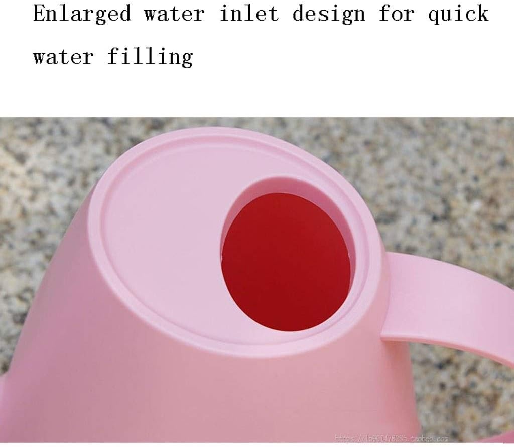 Watering Can Pp Watering Can, Watering Can, Plant Watering Can with Long Spout, European Style Watering Pot,Gardening Tools （1.8L Grey） Decorative Watering Can(Pink)