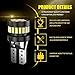CCAUTOVIE 12PCS 194 168 T10 W5W Bombillas LED para el interior del...
