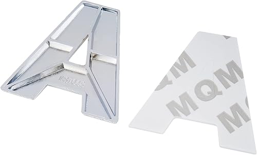 Miniatura 4 de Modengzhe Etiqueta engomada del emblema del coche del metal 3D de la etiqueta A de la etiqueta engomada de la aleación del cinc del símbolo del