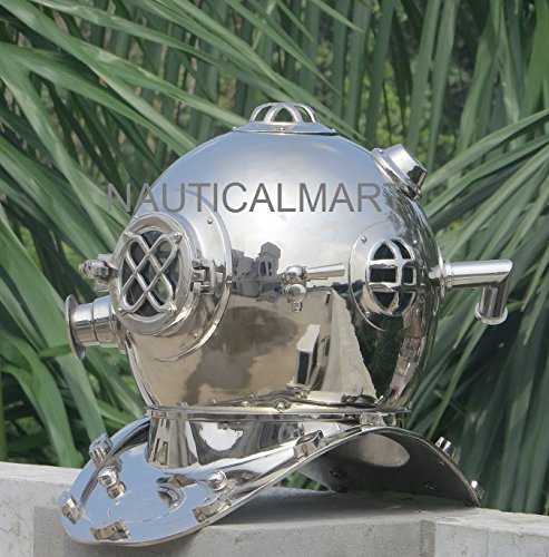 NauticalMart NIKIL Finish Mark V US Navy Scuba Diving DEEP SEA Divers Helmet