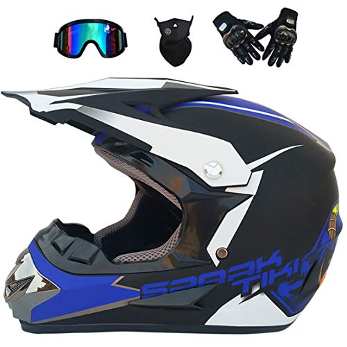 Casque moto homologué ECE avec pare-brise anti-vent