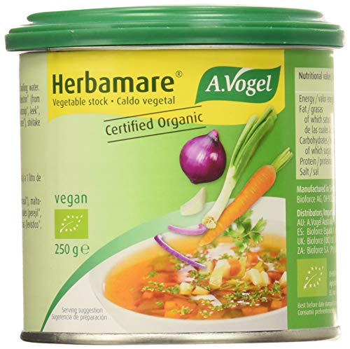 Herbamare® Caldo Vegetal | Con Verduras Y Hortalizas Frescas Bio Para Una Vida Sana Y Sabrosa | 250 Gr | A.vogel