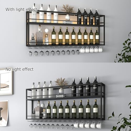 Étagère de rangement murale bouteilles vin pour manque de place - 6