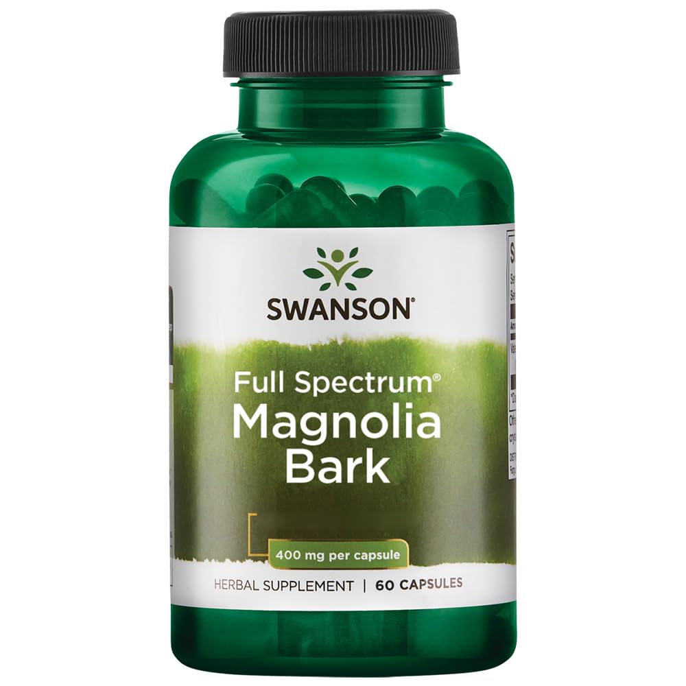 Sponsored Ad – Full Spectrum Magnolia Bark, 400mg, 60 Capsules, High Strength, Lab Tested, Soy Free, Gluten Free, Non-GMO