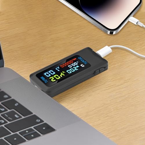 Image of Type-C Tester Multi-Functional Digital Meter DC 4.5-36V 0-8A Current Voltage Meter Power Capacity Tester Supports Multiple Fast Charging Protocols
