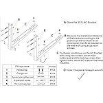 TAKTOPEAK-Mounting-Bracket-for-Mini-Split-Ductless-Air-Conditioner-Condensing-Unit-for-9000-BTU-to-12000-BTU-Condensers