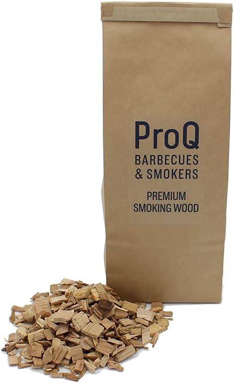 ProQ Premium Smoking Wood Chips (5 x 400g Pack) – Wood Chips For Smoking Food - BBQ Smoker Wood Chips - Whisky Oak