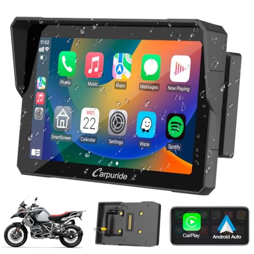 Image of Carpuride W702B 7 inch for BMW R1200GS R1250GS S1000XR Motorcycle