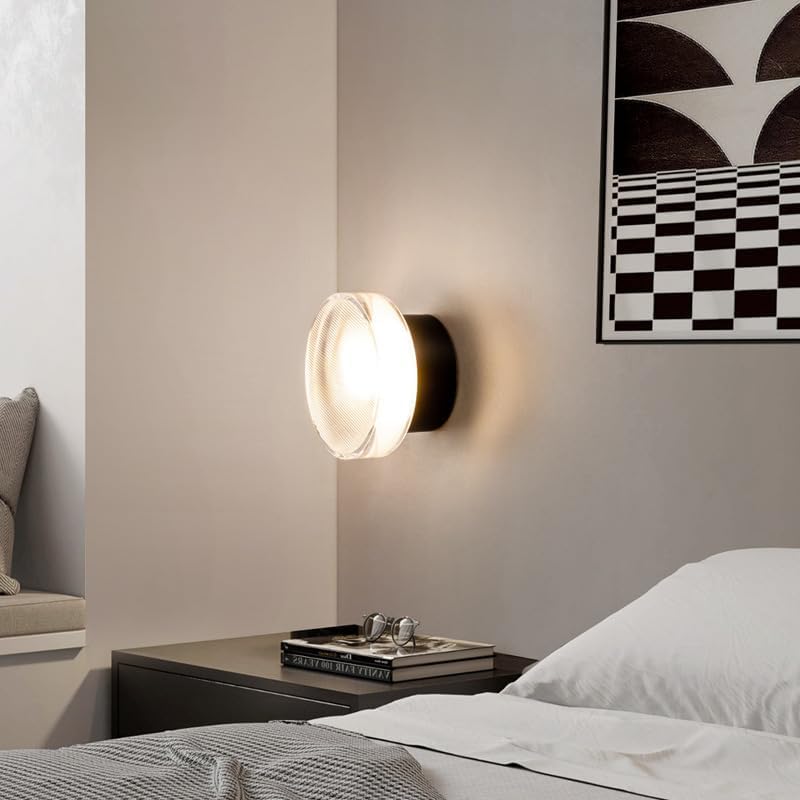 Apliques de pared de led redondo modernos para pasillo y hogar 6