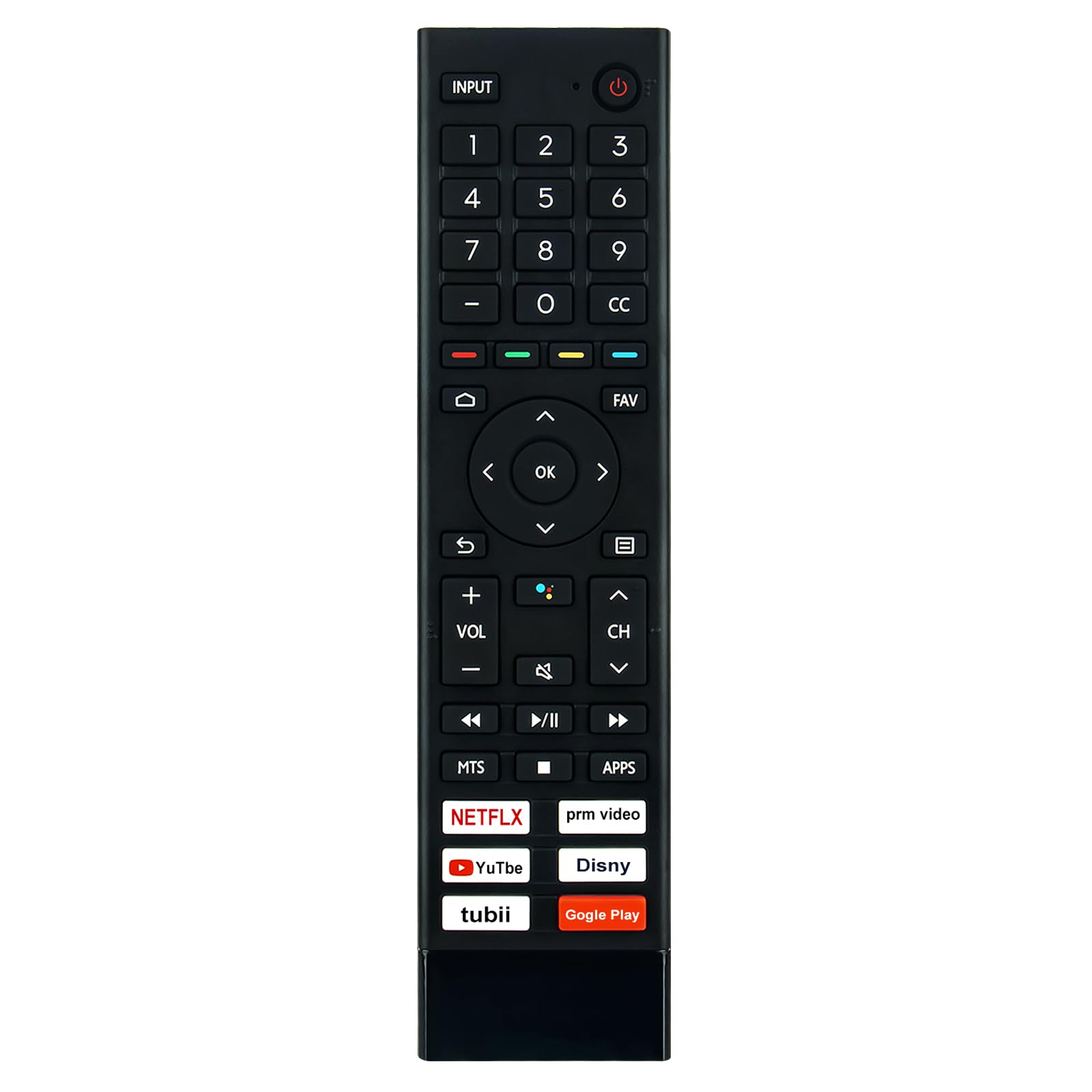 ERF3F80H Remote Control Replacement Compatible with Hisense Smart TV 70A6G 50A6G 55A6G 60A6G 65A6G 55U6G 50U6G 65U6G 75U6G 50U68G 55U68G 65U68G 75U68G