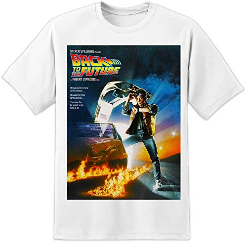 DPX-1 Back to The Future Movie Poster Camiseta (S-3XL) Marty McFly Retro Classic Vintage