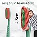 DR.EMMET Big Head Manual Toothbrush - 5 Pack, Ultra Soft Bristle Toothbrushes for Adults, Extra Soft Flossing Toothbrush for Sensitive Teeth
