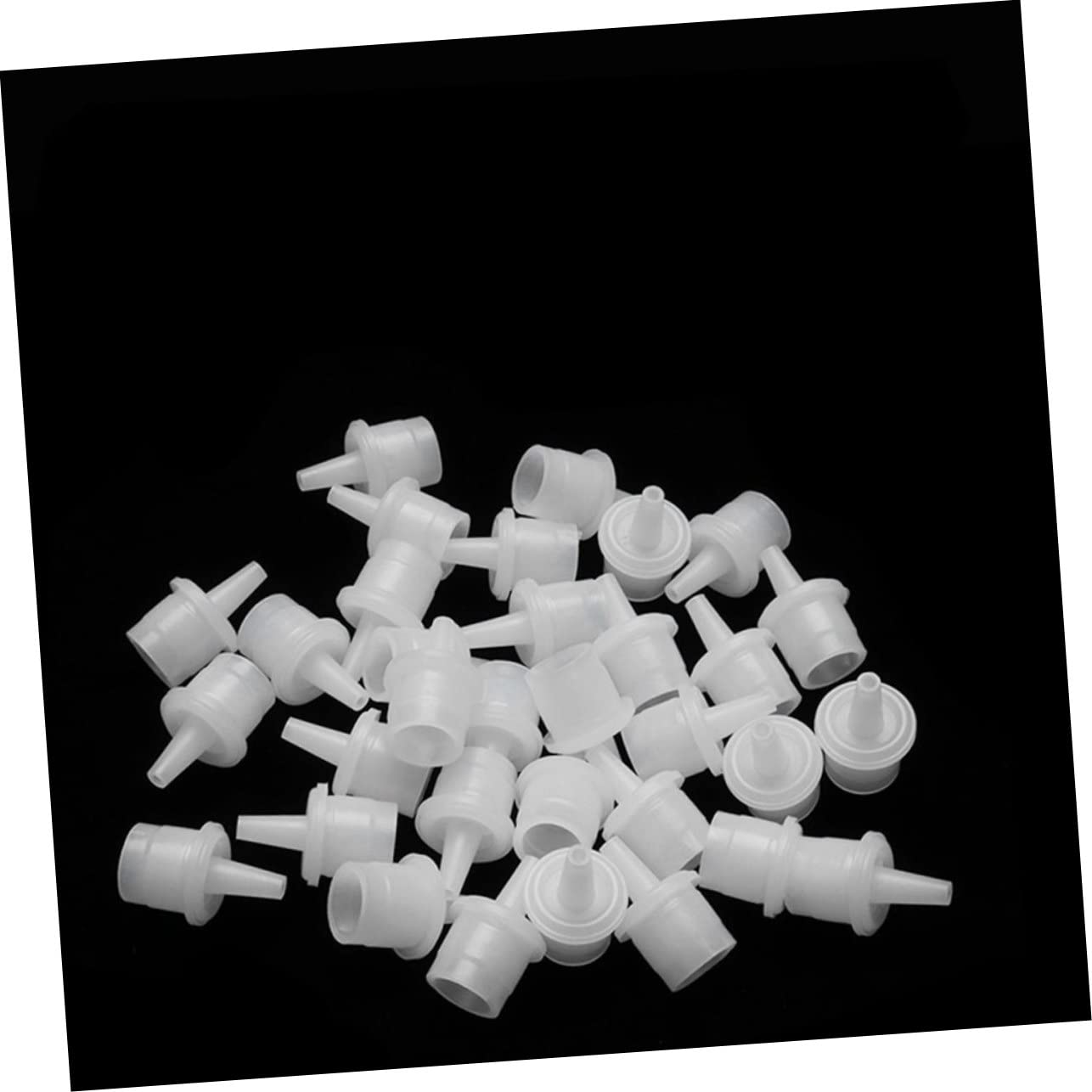 NULYLU Design Lash Glue Bottle Plugs 100pcs Glue Bottle Nozzle Caps Safe Material for All