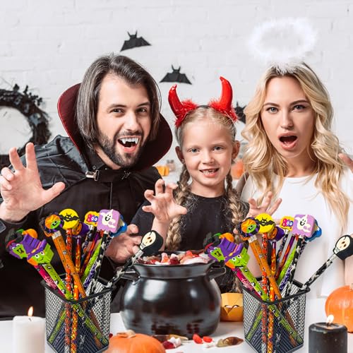 24 Lápices Halloween con Goma y Diseño Temático miniatura 7