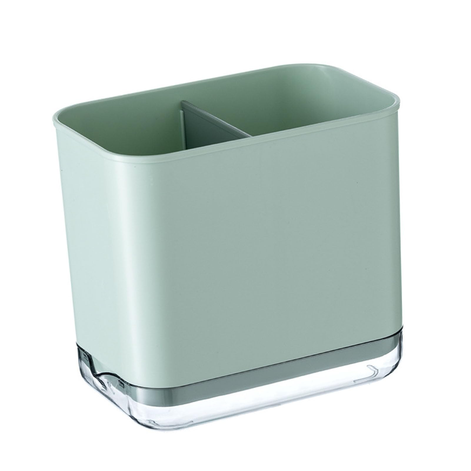 Soporte de palomado de plástico, portavasos para cubiertos de cubiertos creativos. (Verde)
