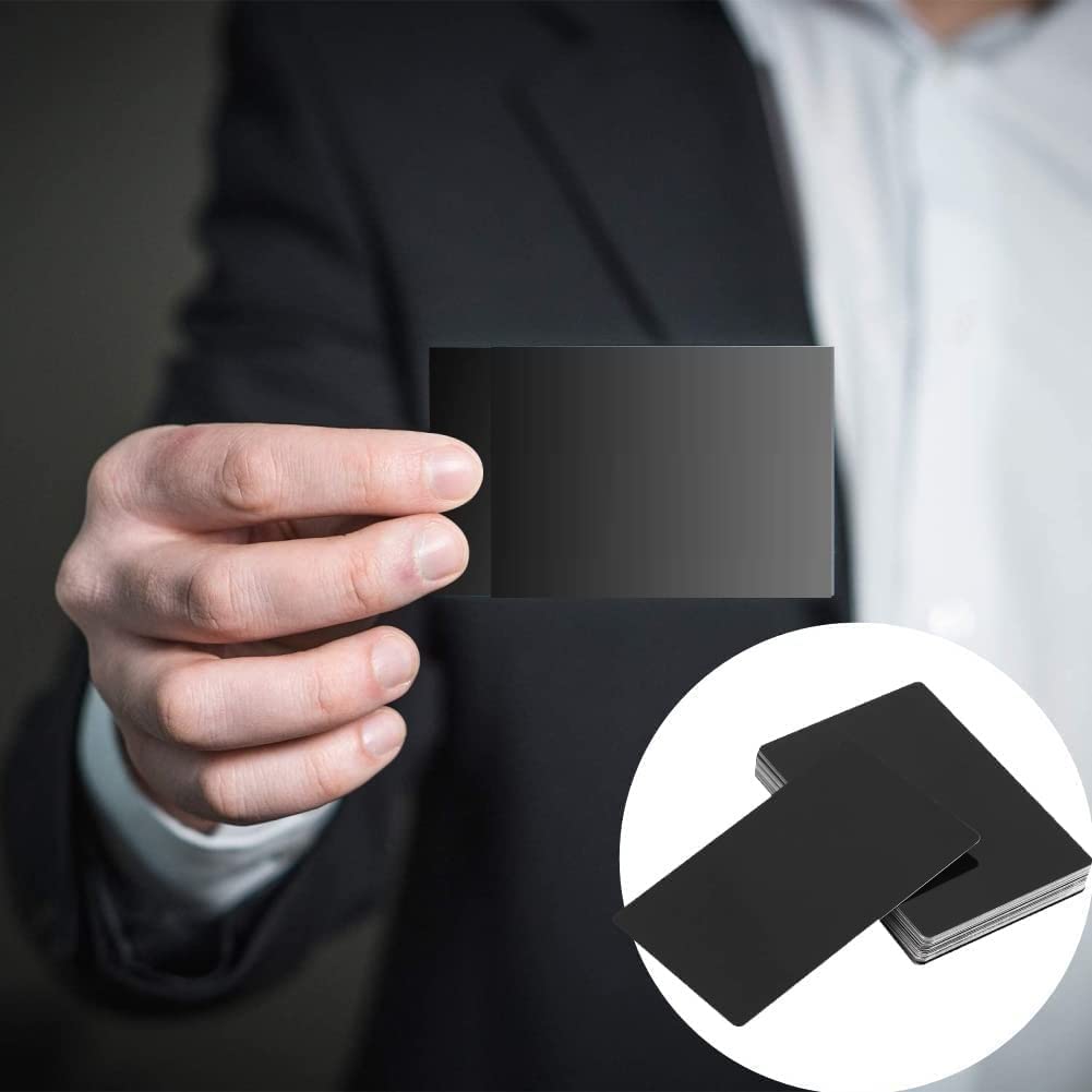 Crypto Wallet 30 Pieces 304 Stainless Steel Metal Business Cards Blank Steel  Card Laser Engraving Credit Card Skin