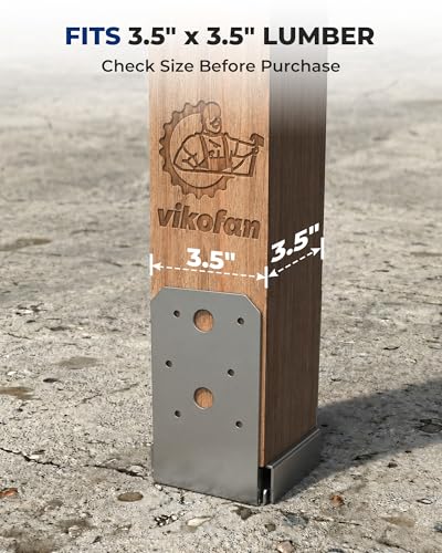 Base de poste de 4x4 de acero galvanizado de 2 mm contra la oxidación 2