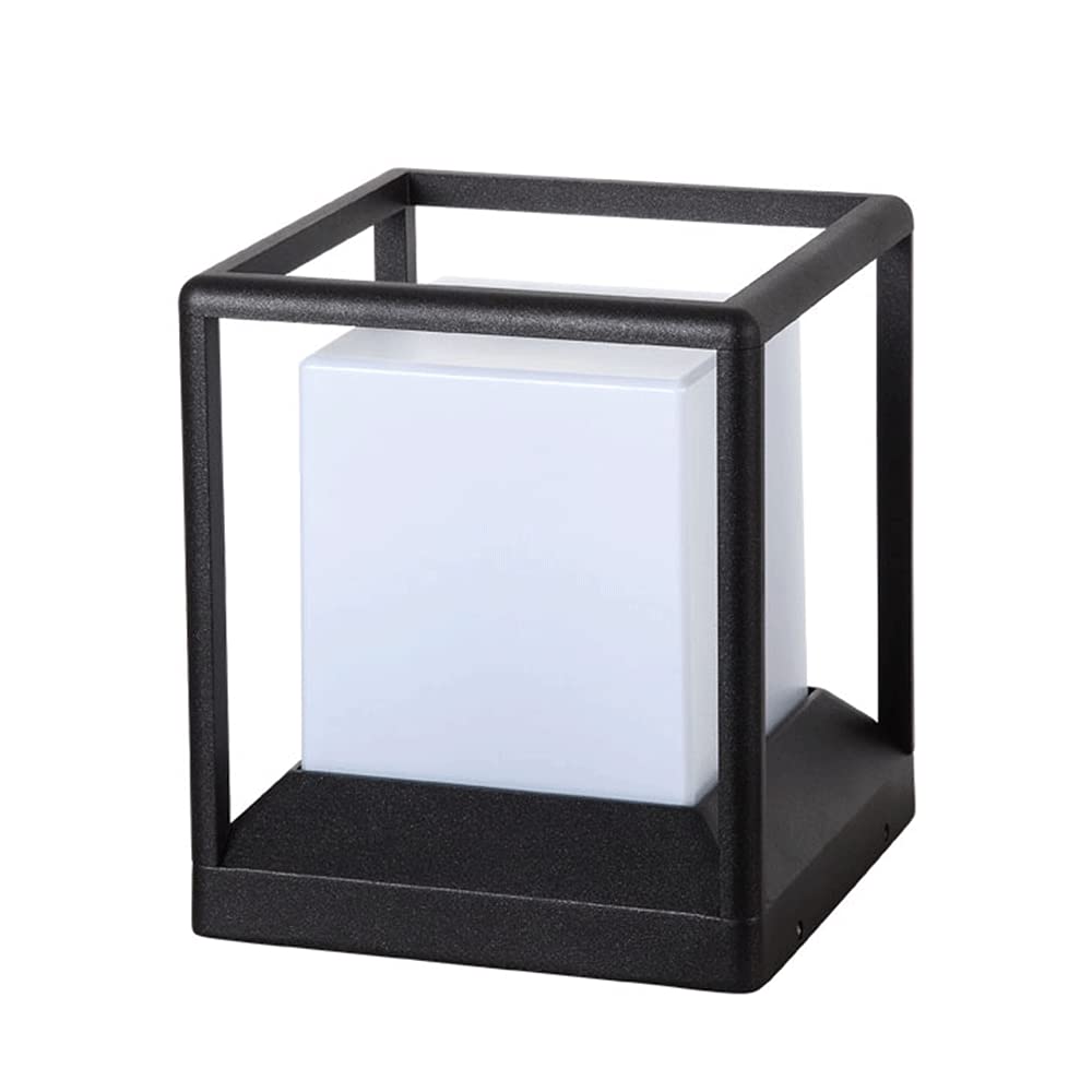 CHENKUI IP54 Wodoodporne Lampy Słupkowe Zewnętrzne Oświetlenie Garażowe Aluminium PC Klosz Post Head Light E27 Base Pier Mount Oprawa Oświetleniowa Do Zewnętrznego Domu Ganek Patio Na Zewnątrz Pokładu