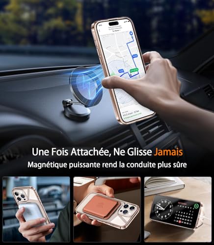 Coque fine iPhone 16 Pro antichoc militaire couleur Titane Sable - 5