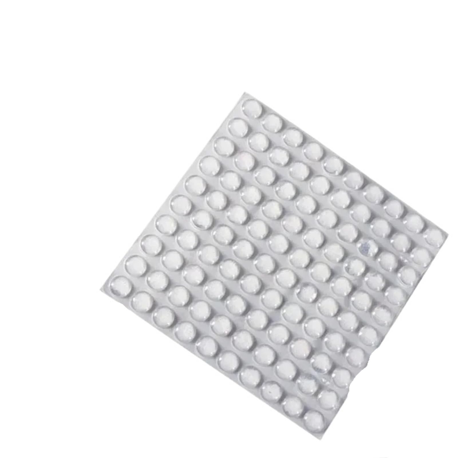 Door Stop 100Pcs Self Adhesive Door Stopper Rubber Damper Buffer Cabinet Bumpers Silicone Furniture Pads Cushion Protective(6x2mm - 100pcs)