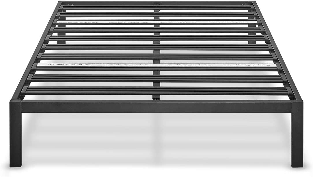 Metal Platform Bed Frame with Patented Wide Steel Slats