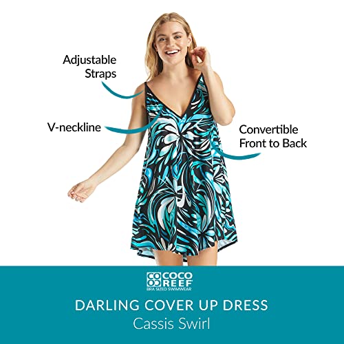 COCO REEF Darling Cover Up Beach Dress — Resort Wear for Women — V-Neck or Scoop3