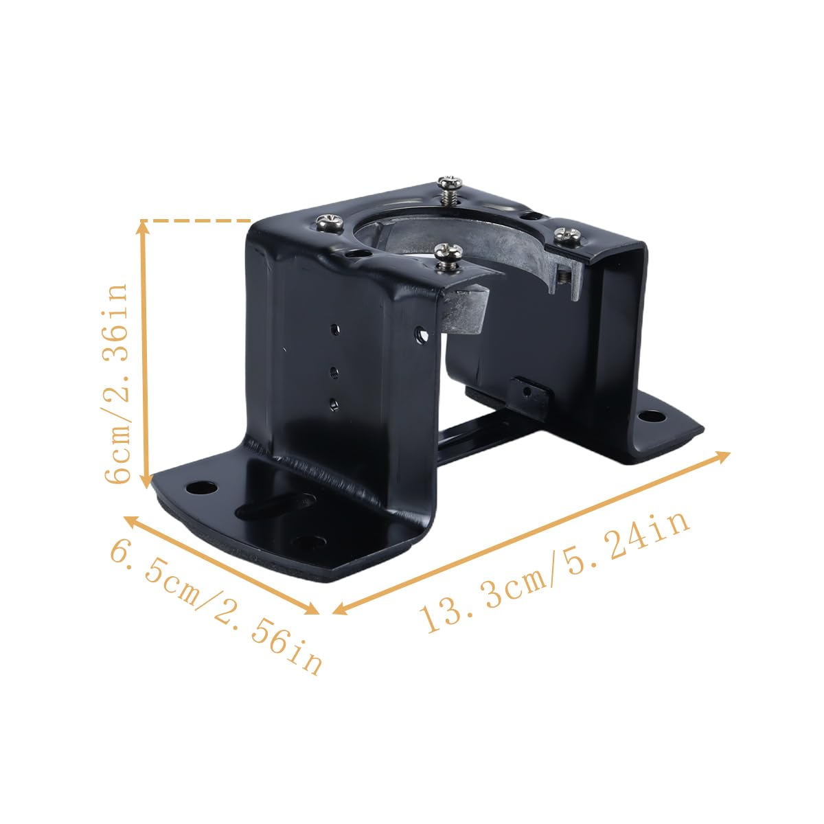 Soporte universal de hierro para ventilador de techo: fácil instalación, diseño elegante y duradero (14,20 x 6,50 x 6,00 cm) para ventiladores de techo y plantas.