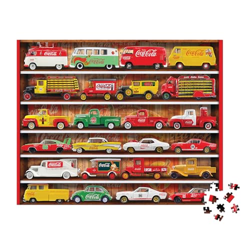 Springbok 1000 Piece Jigsaw Puzzle Coca-Cola Cars