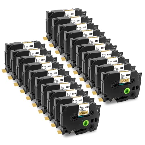 Sluxjet �݊� �s�[�^�b�` �e�[�v 6mm�� ���n������ TZe-811 Tz-811 �e�v�� �u���U�[�H�� �s�[�^�b�`�L���[�u P-touch �ėp �e�[�v�J�[�g���b�W ����8m P�^�b�` �@��Ή� PT-P710BT PT-2500PC 20�Z