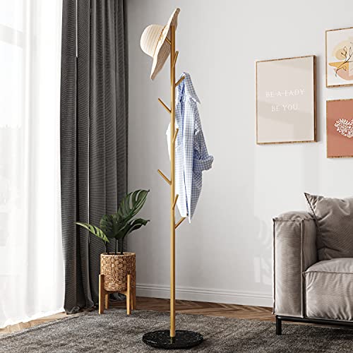 TIEOU Freistehender Garderobenständer, Hutbügel Cover