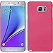 Produktbild PhoneNatic Case kompatibel mit Samsung Galaxy Note 5 - Hülle pink gummiert Hard-case + 2 Schutzfolien