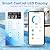 Salt Chlorine Generator - Up to 16,000 Gallons Pool, Saltwater Pool System with Smart Digital Panel, Blue,(Up to 16000 Gallons)