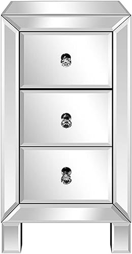 Miniatura 6 de Mesita de noche con cajón, mesita de noche para lugares pequeños, mesas auxiliares para sala de estar, dormitorio, archivador de almacenamiento con