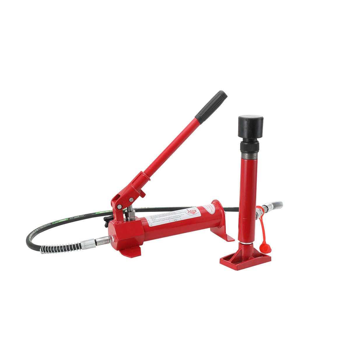 Kit di Martinetto Idraulico da 4 Tonnellate con Martinetto Idraulico e Separatore 1/2T, Pompa Manuale ad Alta Efficienza, Robusta Valigetta HDPE, Perfetto per Riparazioni Auto e Cantieri