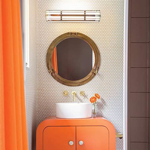 Hinkley Winton Collection Contemporary Modern 26.25" Bathroom Vanity Fixture, Chrome #TOP3