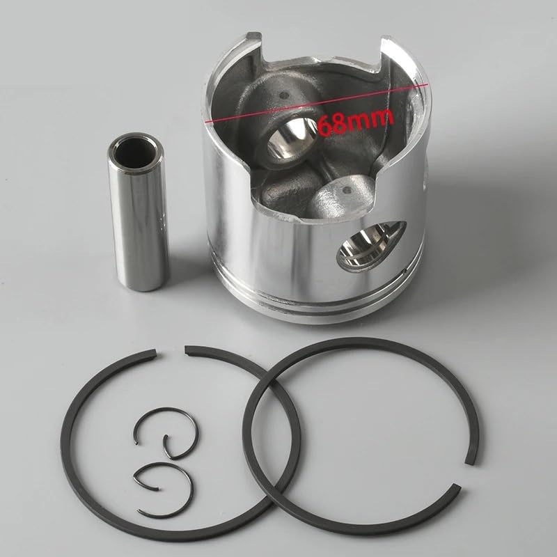 Kit piston et segments marine 68 mm pour moteur hors-bord 2 temps 25-30 CV - 3
