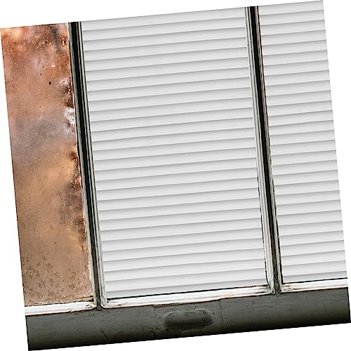 Película de ventana estática patrón persiana para baño miniatura 4