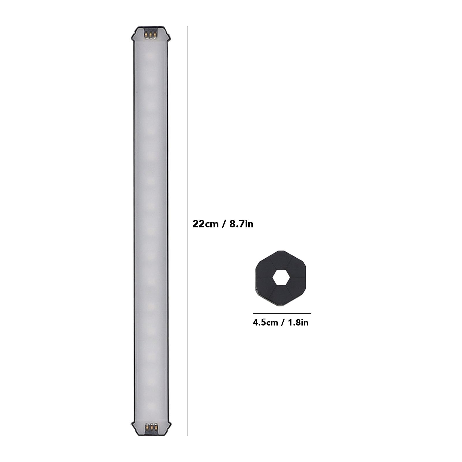 RGB-LED-Wandleuchte, Musik-Sync-WiFi-LED-Wandleuchtenlinie für Wohnzimmer