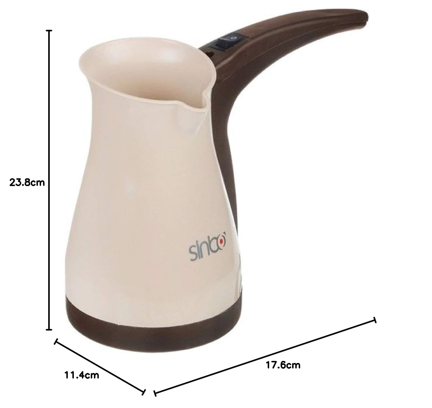 Sinbo SCM-2928 Elektrikli Türk Kahvesi Makinesi, Bej, 400 ml su