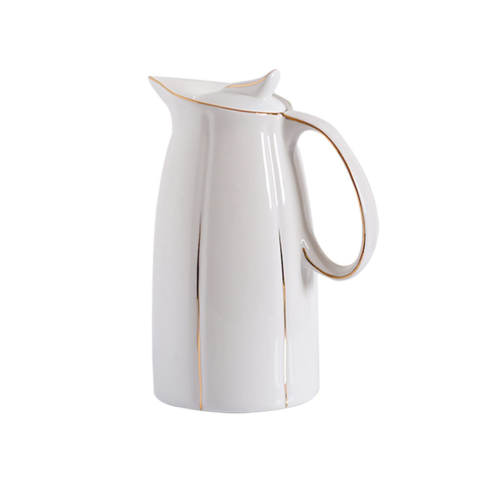 GRFIT Dzbanek na wodę ceramiczny dzbanek o dużej pojemności z uchwytem odporny na wysokie temperatury ceramiczny czajniczek do napojów, herbaty, mleka, wina (50,7/1,916.4 g) Dzbanek do mrożonej