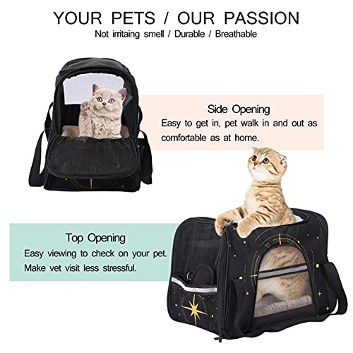 Bolsa de viaje para gato y conejo, transportín flexible para avión 4