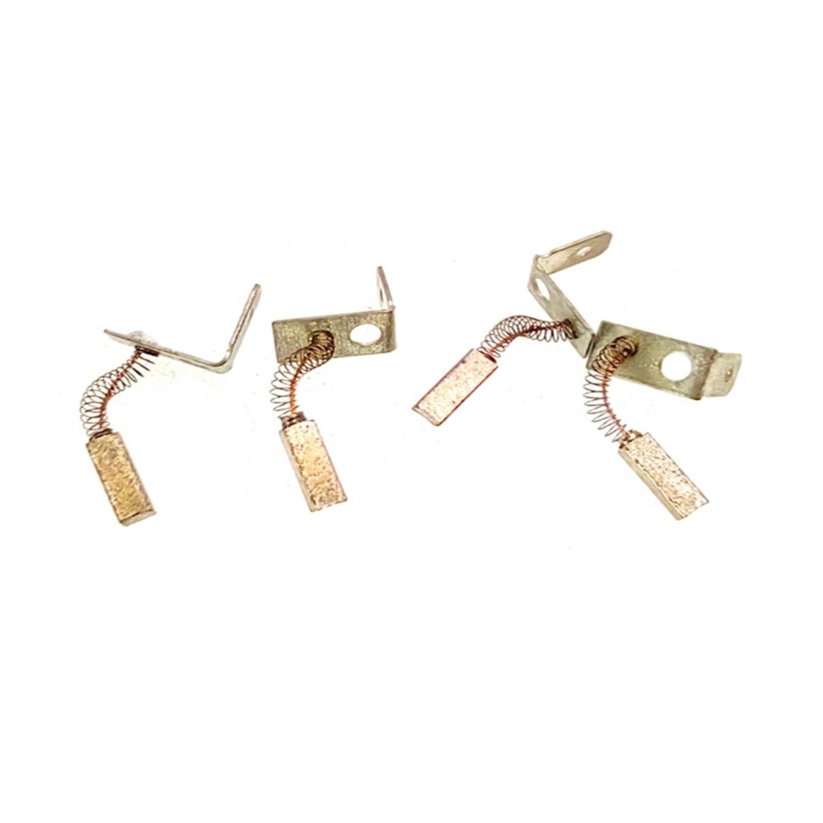 4-częściowy zestaw szczotek węglowych do obrabiarek CNC, srebrne/miedziane szczotki węglowe, 2 x 3 x 8 mm, 4 x 7 x 15 mm, 3 x 4 x 8 mm. (2 x 3 x 8 mm, 4 szt.)