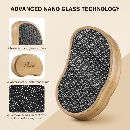 FVION Nano Glass Foot File for Callus Remover, Foot Scraper Dead Skin for Foot Spa - Image 4