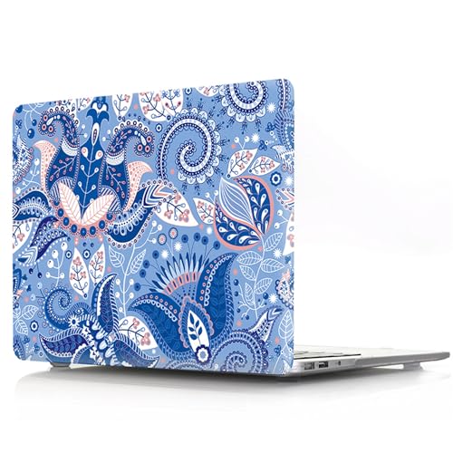Carcasa MacBook Air 15 M2 A2941 con protector de teclado JZ Paisley