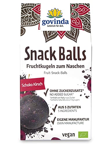 GOVINDA Snack Balls - Schoko Kirsch 100g